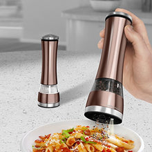 Load image into Gallery viewer, Morphy Richards | Copper Electronic Salt & Pepper Grinder