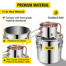 Load image into Gallery viewer, Copper & Stainless Steel Distiller | Home Brewing Kit