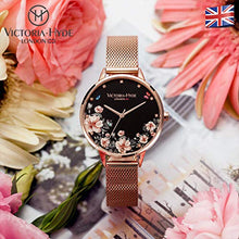 Load image into Gallery viewer, Floral Ladies Watch | Copper Wrist Strap | Victoria Hyde