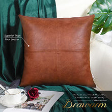 Load image into Gallery viewer, Copper Coloured Cushion Cover | Faux Leather