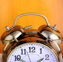 Load image into Gallery viewer, Copper Loud Bedside Alarm Clock