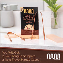 Load image into Gallery viewer, MasterMedi Tongue Scraper Tongue Scraper Stainless Steel New (Copper 2 Count (Pack of 1))