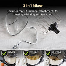 Load image into Gallery viewer, Tower | 3-In-1 Food Stand Mixer | Black & Rose-Gold/ Copper | 6 Speeds | 100W