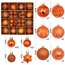 Load image into Gallery viewer, Copper Christmas Tree Set | 44 Pcs | Baubles