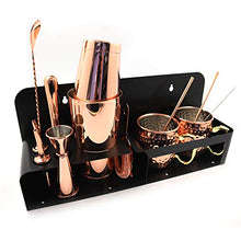Load image into Gallery viewer, Copper Plated Cocktail Making Set | Bartender Kit