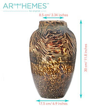 Load image into Gallery viewer, Handmade Mouthblown Copper Vase