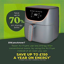 Load image into Gallery viewer, Tower | Air Fryer | 6L | 1700W | Copper & Grey