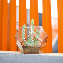 Load image into Gallery viewer, Copper Geometric Terrarium | 18cm Ball
