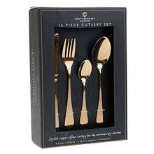 Load image into Gallery viewer, 16 Pieces Copper Cutlery Set | 4 People