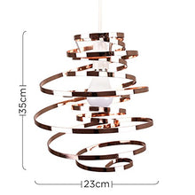 Load image into Gallery viewer, Contemporary Twisting Swirling Pendant Light