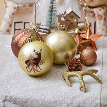 Load image into Gallery viewer, Copper & Gold Christmas Tree Decorations | 60 Pieces