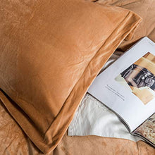 Load image into Gallery viewer, Velvet Copper Bedding Duvet Cover