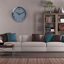 Load image into Gallery viewer, Copper Wall Clock With Grey Clock Face