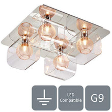 Load image into Gallery viewer, Decorative Mirrored Copper Ceiling Light | Harper Living