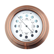 Load image into Gallery viewer, ClimeMET Moon Phase Clock | Weather Dial Range | Rose Copper | CM4306