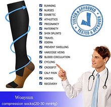 Load image into Gallery viewer, Graduated Compression Socks | Copper Infused Fabrics