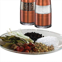 Load image into Gallery viewer, Russell Hobbs 28011-56 Pepper Mill Copper Salt and Pepper Mill Electric Set Metal