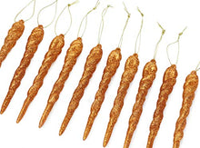 Load image into Gallery viewer, 10 Pack Copper Icicles | Christmas Tree Decorations