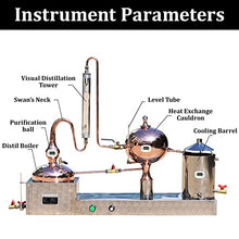 Load image into Gallery viewer, Copper Alembic Moonshine Still Distiller | 3L