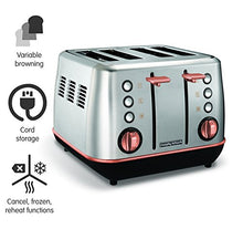 Load image into Gallery viewer, Morphy Richards | Evoke 4 Slice Toaster | Brushed Stainless Steel & Copper, Rose Gold