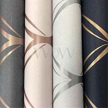 Load image into Gallery viewer, World Of Wallpaper | Copper & Charcoal Wallpaper