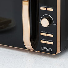Load image into Gallery viewer, Stylish Copper & Black Microwave | Tower