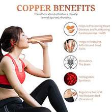 Load image into Gallery viewer, Health Beneficial Copper Water Bottle