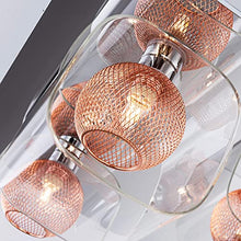 Load image into Gallery viewer, Copper Mesh Ceiling Light