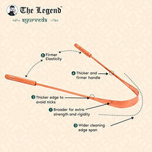 Load image into Gallery viewer, The Legend Pack of 3 Ayurveda Heavenly Copper Tongue Cleaner or Scraper | Metal Tongue Scraper and Handmade