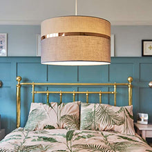 Load image into Gallery viewer, Grey & Copper Ceiling Pendant Light Shade | MiniSun