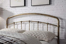 Load image into Gallery viewer, King Sized Antique Brass/ Copper Bed Frame