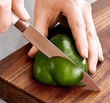 Load image into Gallery viewer, Copper & White Marble Knife Set