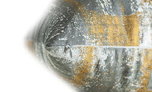 Load image into Gallery viewer, Cotton Canvas Cushion Cover | Grey & Copper