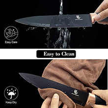 Load image into Gallery viewer, Professional Copper & Black Knife Set