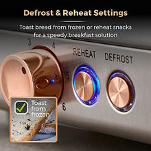 Load image into Gallery viewer, Rose Gold & Copper Toaster From Tower