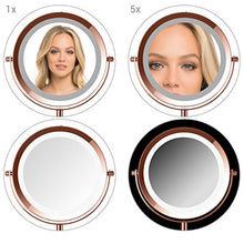 Load image into Gallery viewer, Copper Cosmetics Mirror | Magnifying Mirror