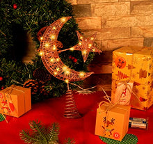 Load image into Gallery viewer, Copper Stars and Moon Decoration