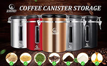 Load image into Gallery viewer, Copper Coffee Container | Stainless Steel Canister | Airtight | Jennimer