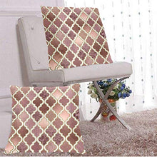 Load image into Gallery viewer, Copper & Rose-Gold Pink Cushion Covers | Set Of 2