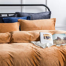 Load image into Gallery viewer, Velvet Copper Duvet Cover | Bedding
