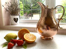 Load image into Gallery viewer, Antique Copper Water Jug | Pitcher | 100% Pure Copper