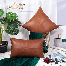 Load image into Gallery viewer, Cushion Covers | Faux Leather | Copper | 45 x 45 cm