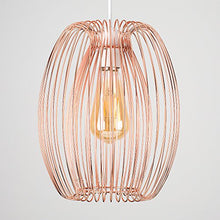 Load image into Gallery viewer, Oval Shaped Metal Ceiling Light Shade | Copper