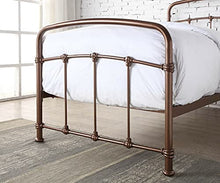 Load image into Gallery viewer, Copper Antique, Rose- Gold Single Bed Frame