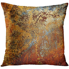 Load image into Gallery viewer, Metallic Rust Copper Cushion Cover | 40 x 40 cm