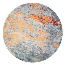 Load image into Gallery viewer, Circular Copper, Terracotta, Teal, Pink Round Rug | 120cm