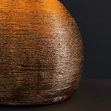 Load image into Gallery viewer, Copper Table Light With A Cream Lamp Shade