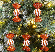 Load image into Gallery viewer, Copper & White Christmas Decoration | Sweet Decorations