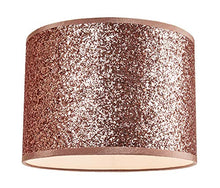 Load image into Gallery viewer, Glittery Copper Fabric Lamp Shade | Pendant Shade | 25cm Wide | Happy Homewares
