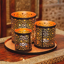 Load image into Gallery viewer, Copper & Black Round Tray | Large